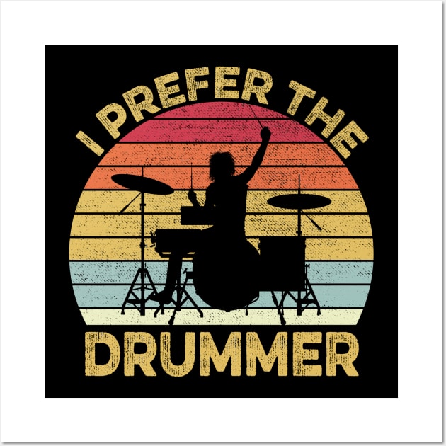 I prefer the Drummer Band Concert Wall Art by DragonTees